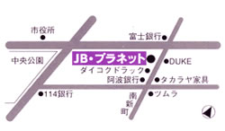JBプラネット地図
